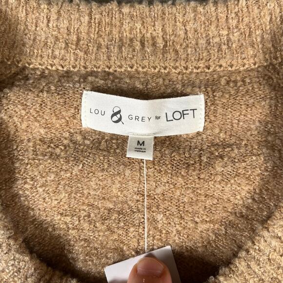 NWT Lou and Grey for Loft Oversized Sweater Women Size Medium Comfy Casual - Picture 6 of 6